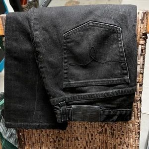 𝅺FIVE Pocket Lauren Jeans Co. Black size 10 Jeans.